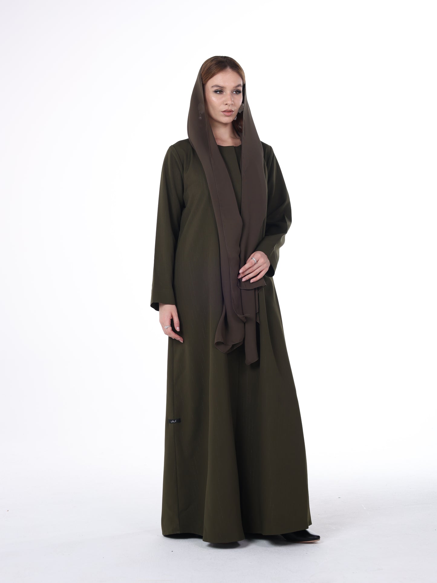 Pinstripe in Olive