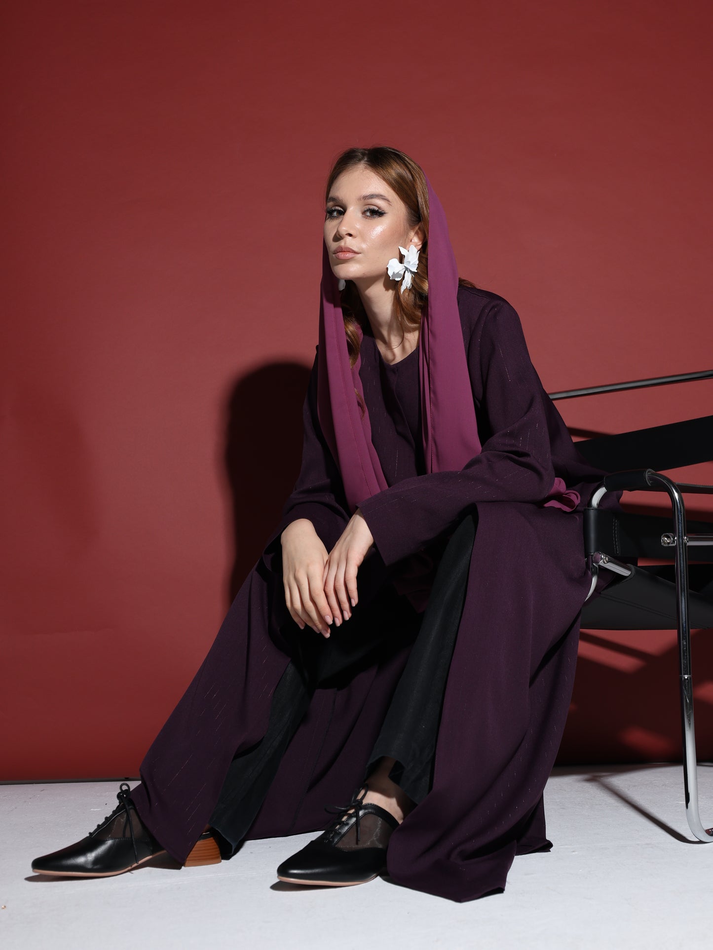 Pinstripe in Violet